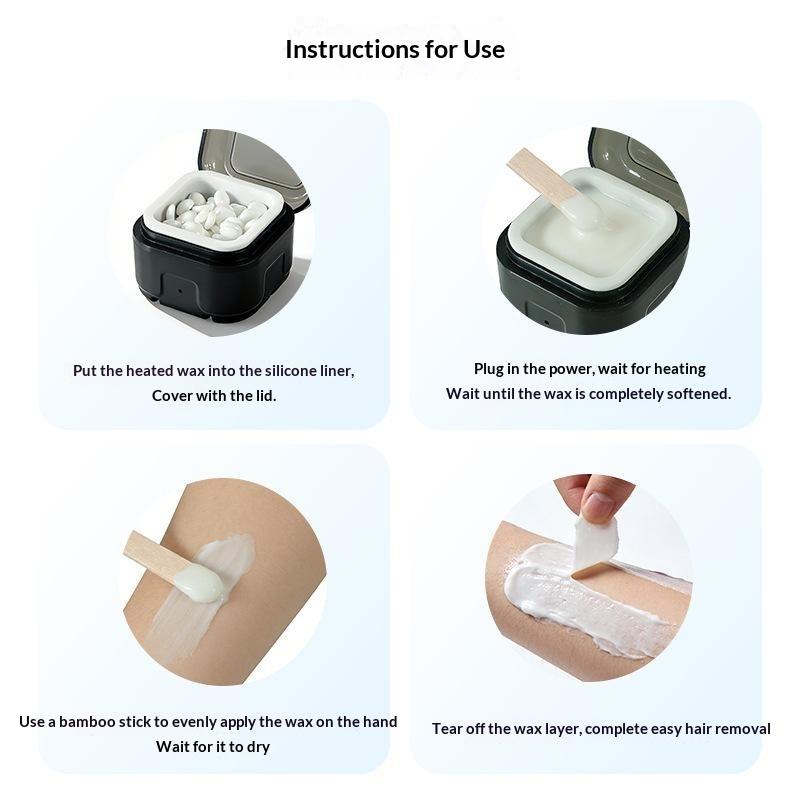 Hair Care Clinic - Mini Wax Heater Machine Silicone Bowl