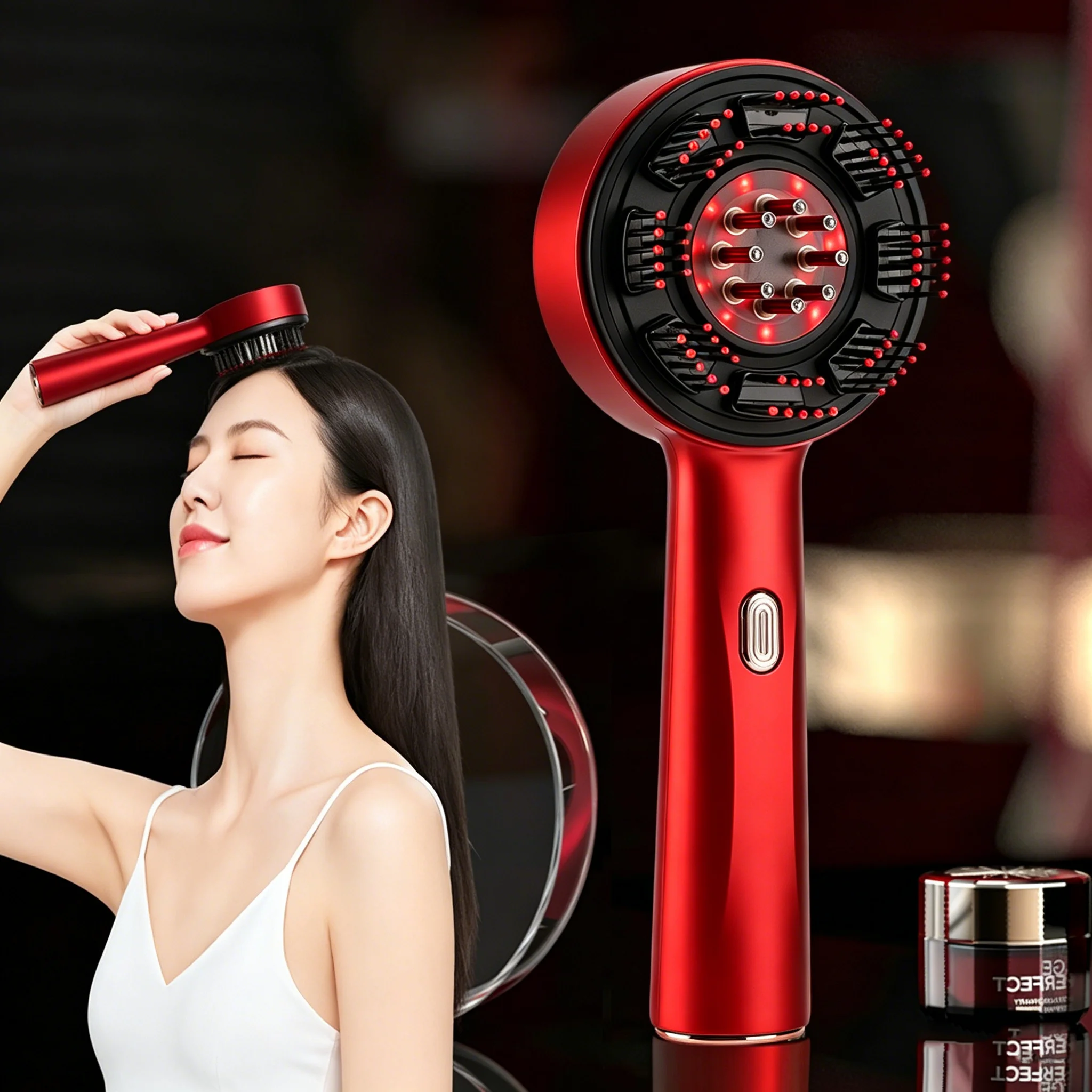 Hair Care Oil - Electric Massage Comb Portable Hair Follicle