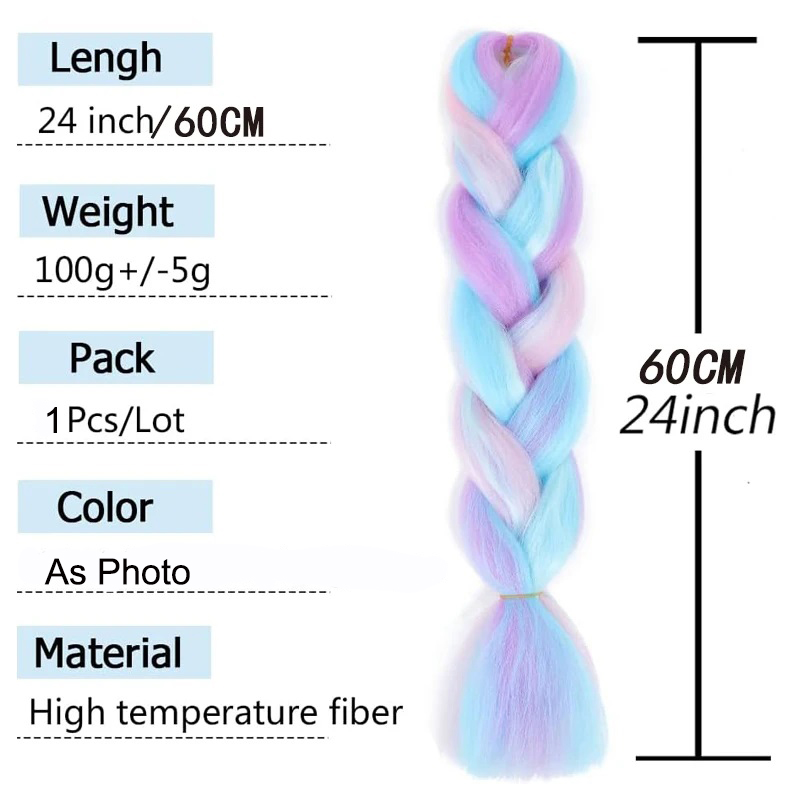 24Inch Long Synthetic Braiding - đánh giá và giá Braiding Hair Kanekalon