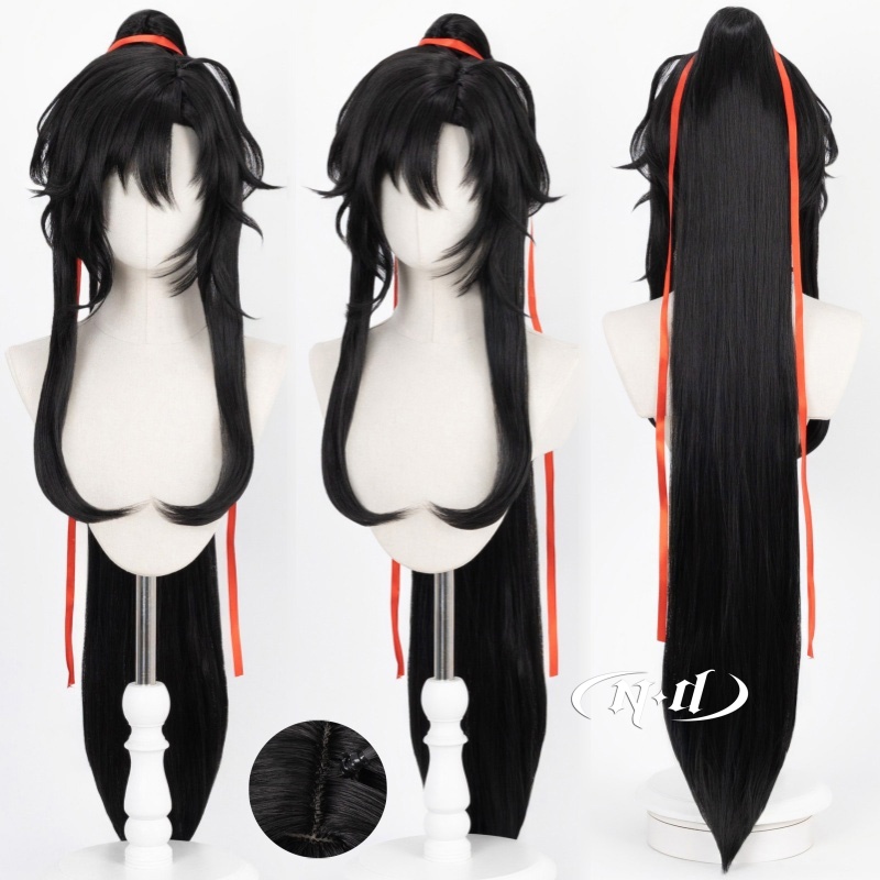 ND Wei Wuxian Cosplay Wigs Hai - đánh giá và giá Braiding Hair Kanekalon