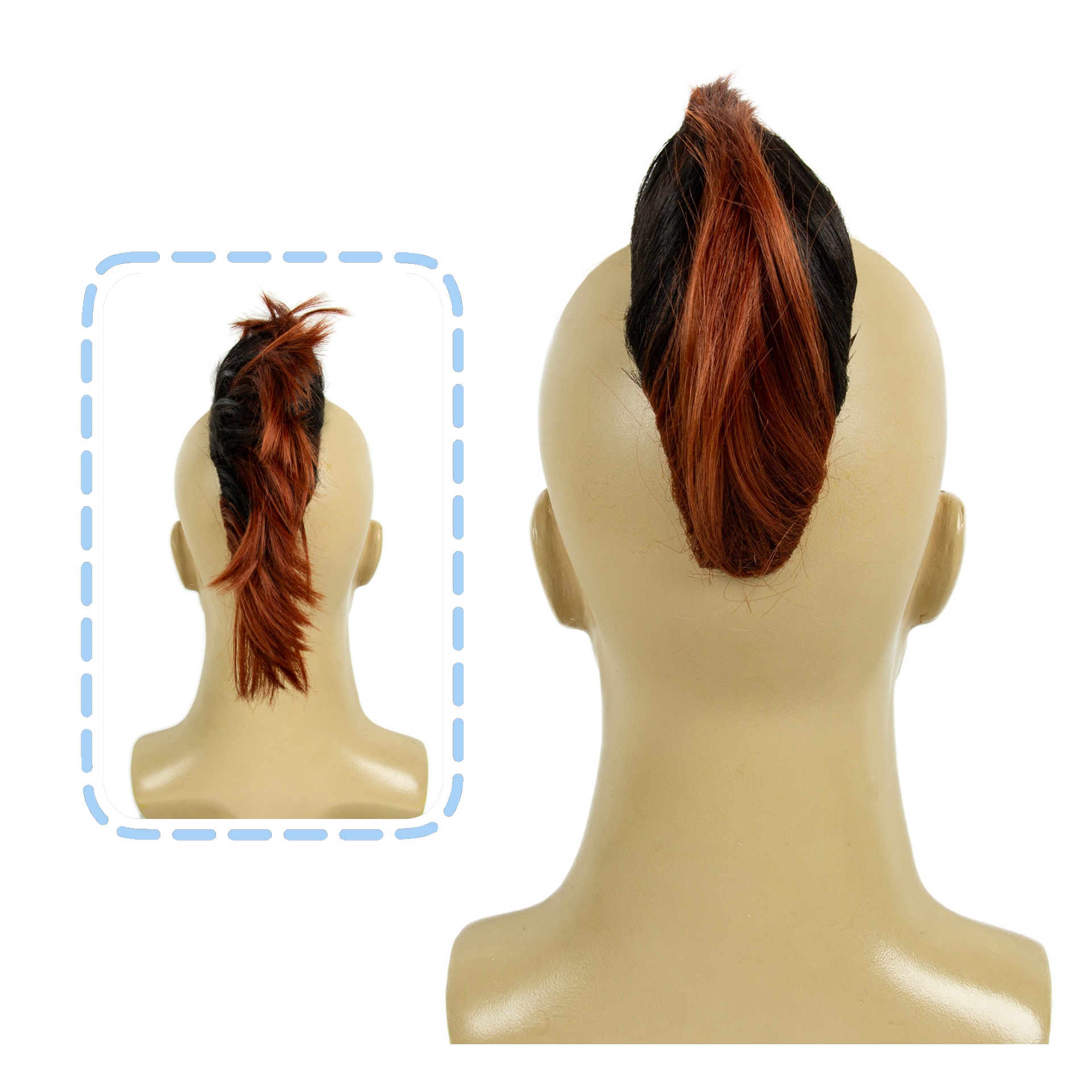REEWES Obrem Brown Mokhaw Wig  - đánh giá và giá Braiding Hair Kanekalon