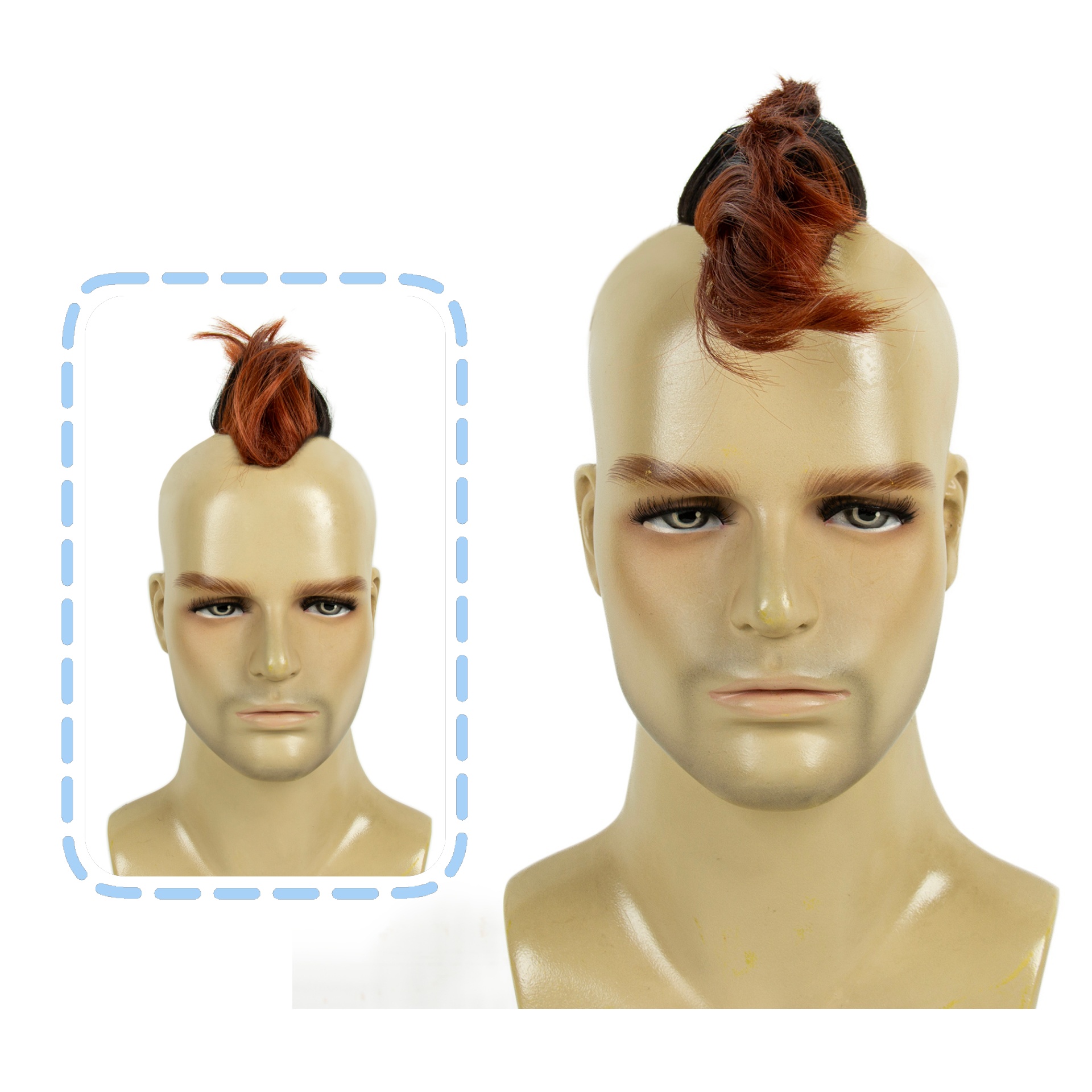 REEWES Obrem Brown Mokhaw Wig  - đánh giá và giá Braiding Hair Kanekalon