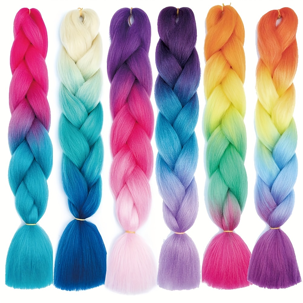 6pc 24 Inch Jumbo Braids Exten - đánh giá và giá Braiding Hair Kanekalon