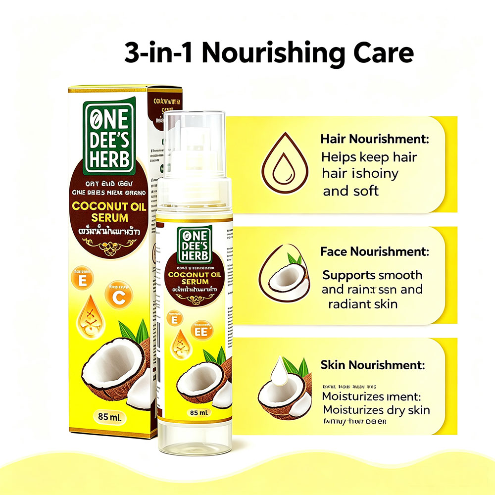Thailand One Dee's Herb Coconu - đánh giá và giá Hair Care Thailand