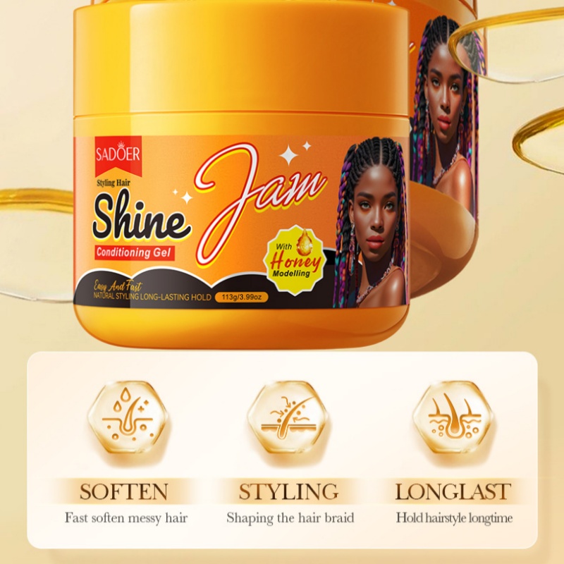 113g of Glossy Styling Jelly H - đánh giá và giá Hair Care Jelly