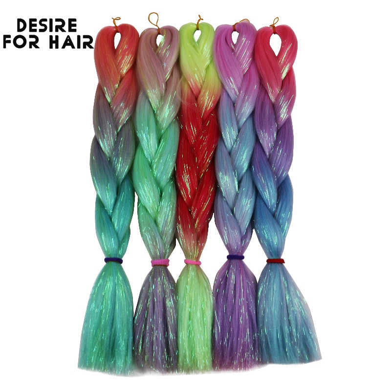 Mong Muốn Tóc 5 Gói Tổng Hợp B - đánh giá và giá Braiding Hair Kanekalon