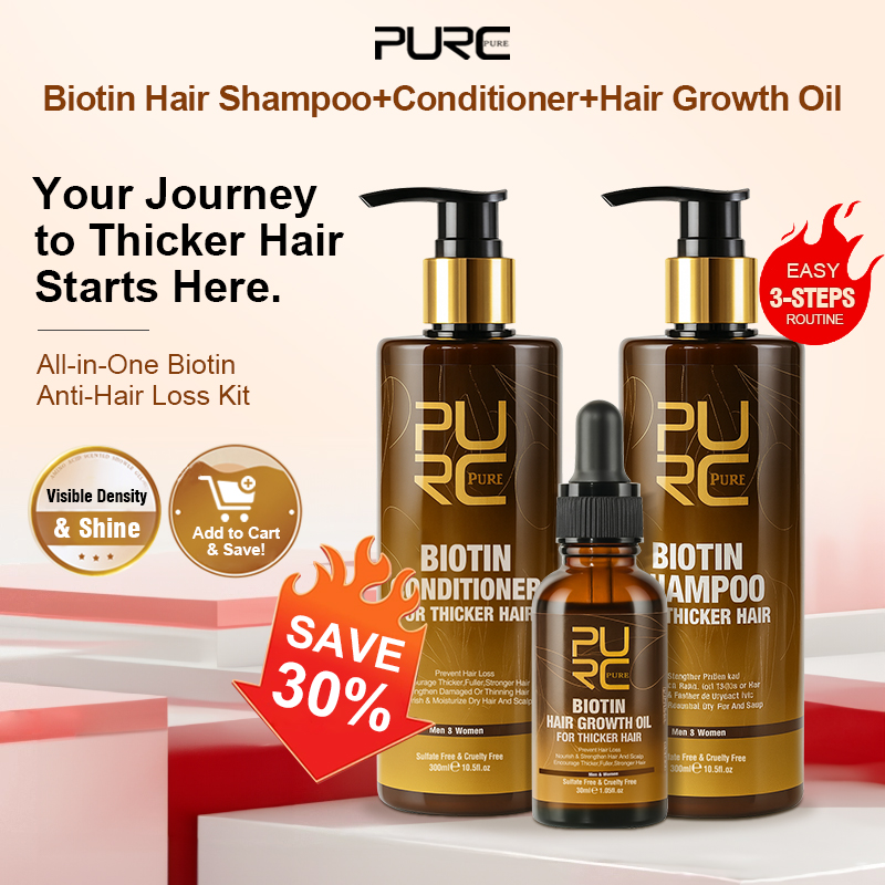 PURC Biotin Hair Growth Oil Sh - đánh giá và giá Hair Care Keratin Shampoo
