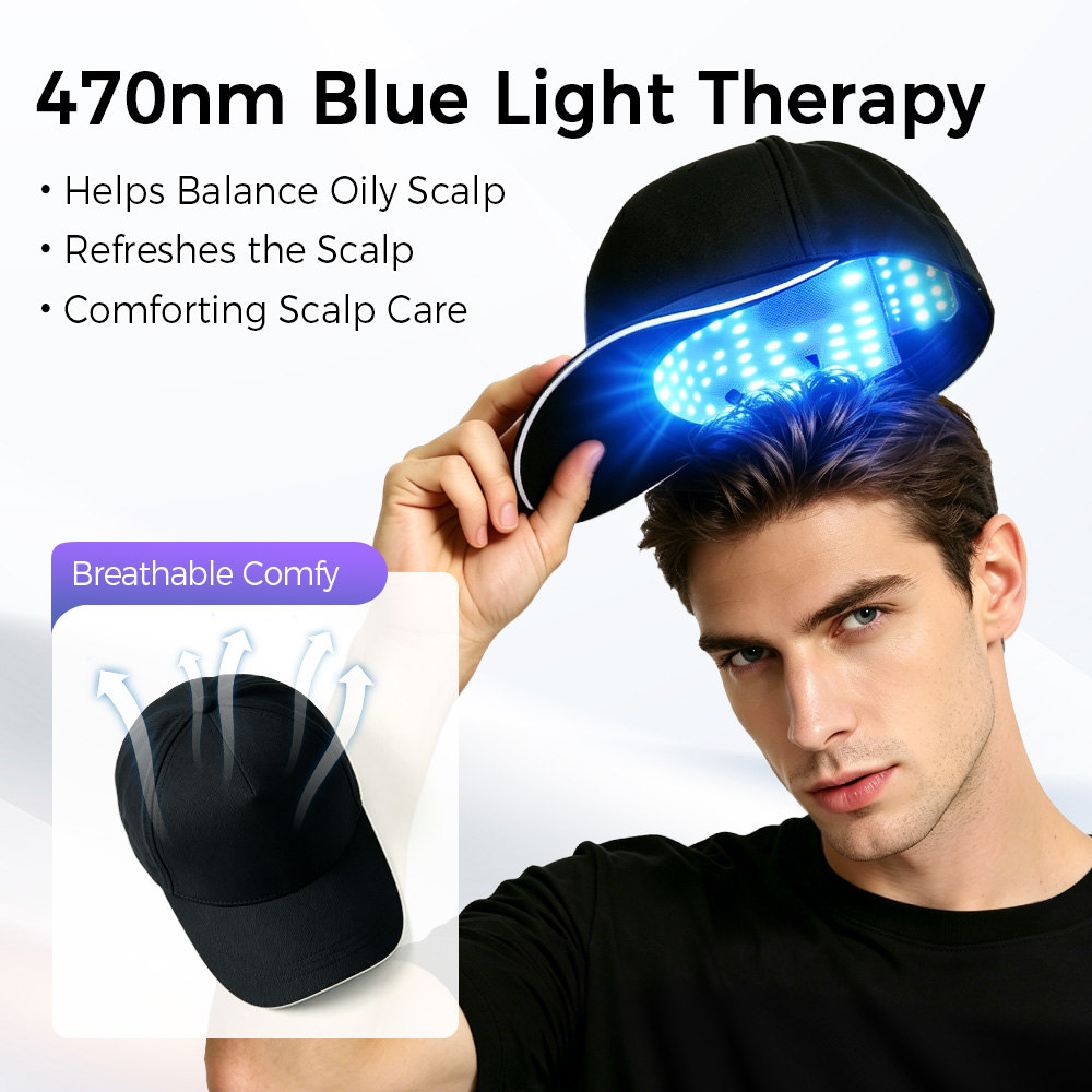 LED Hair Growth Cap Red Blue L - đánh giá và giá Hair Care With Protein