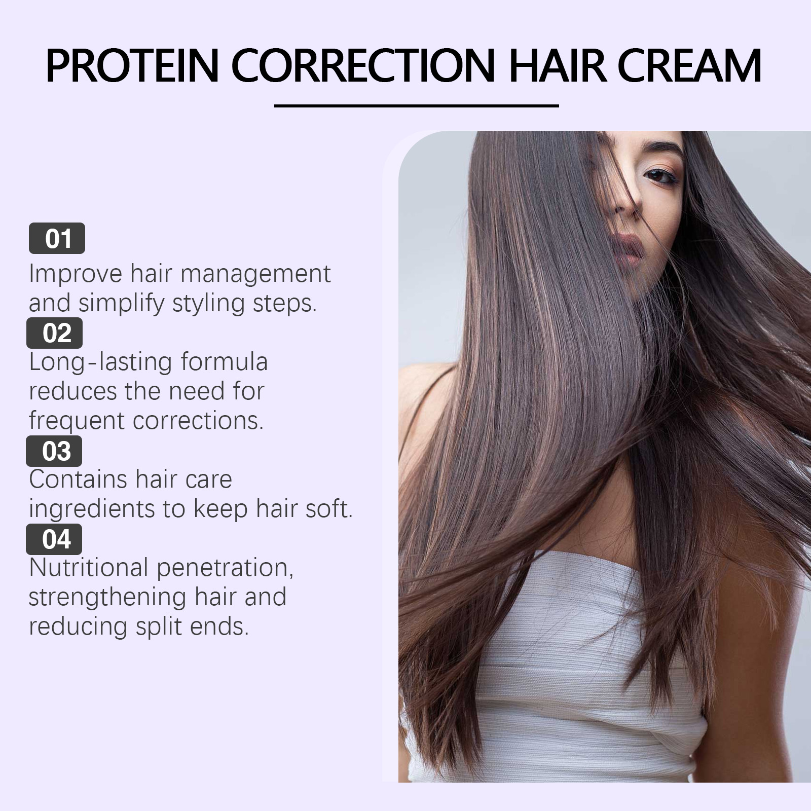 Protein Hair Straightening Cre - đánh giá và giá Hair Care With Protein